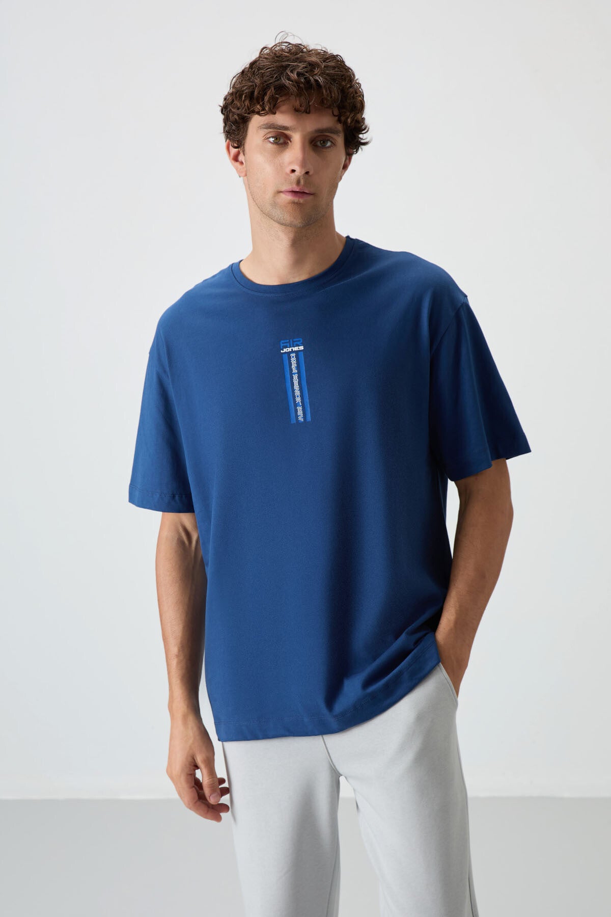 Parliament 100% Cotton Thick Soft Textured Oversize Fit Printed Men's T-Shirt - 88360