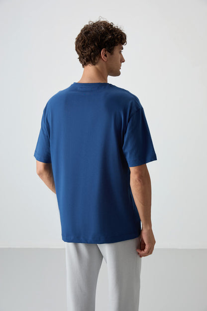 Parliament 100% Cotton Thick Soft Textured Oversize Fit Printed Men's T-Shirt - 88360