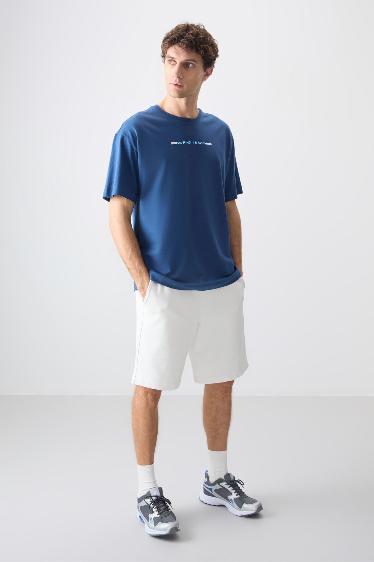 Parliament 100% Cotton Thick Soft Textured Oversize Fit Printed Men's T-Shirt - 88358