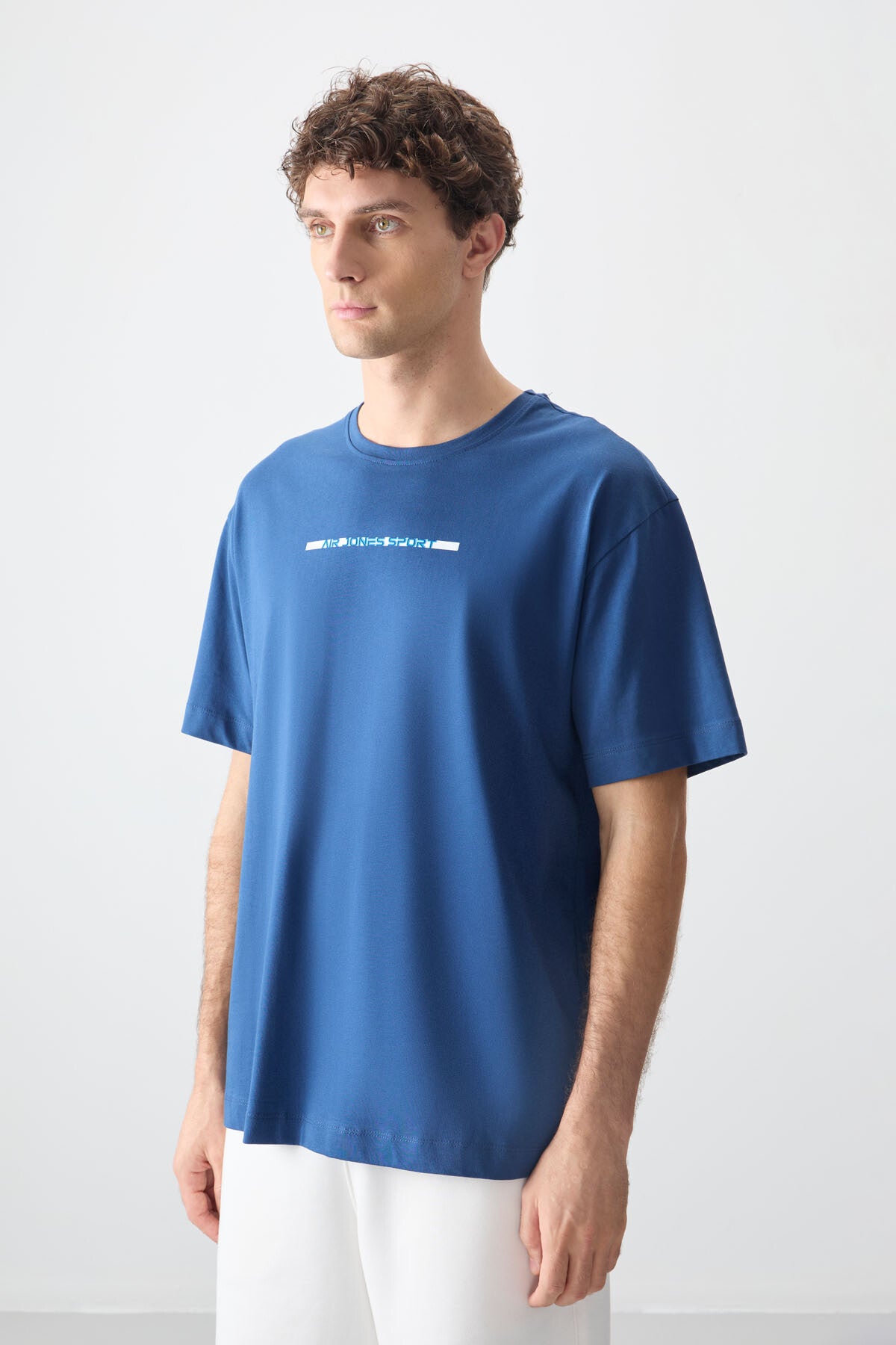 Parliament 100% Cotton Thick Soft Textured Oversize Fit Printed Men's T-Shirt - 88358