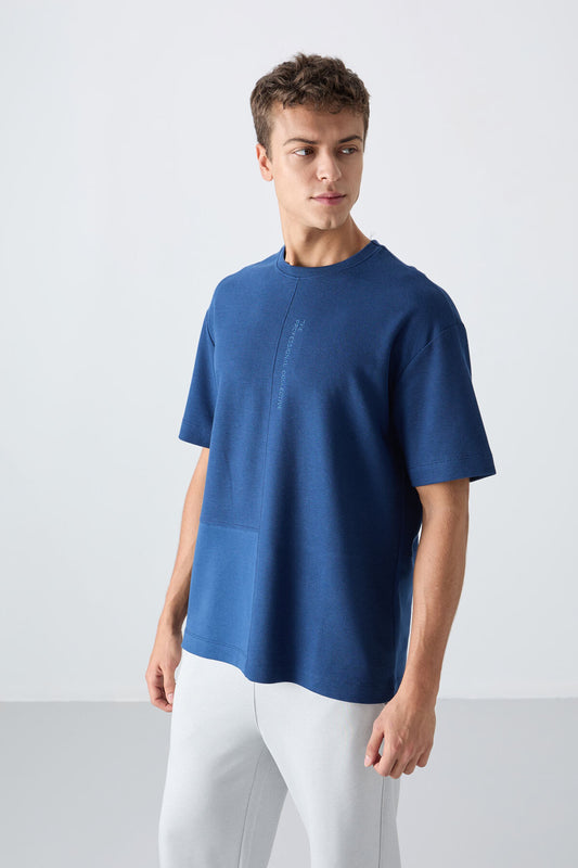 Parliament Cotton Thick Textured Surface Oversize Fit Basic Men's T-Shirt - 88337