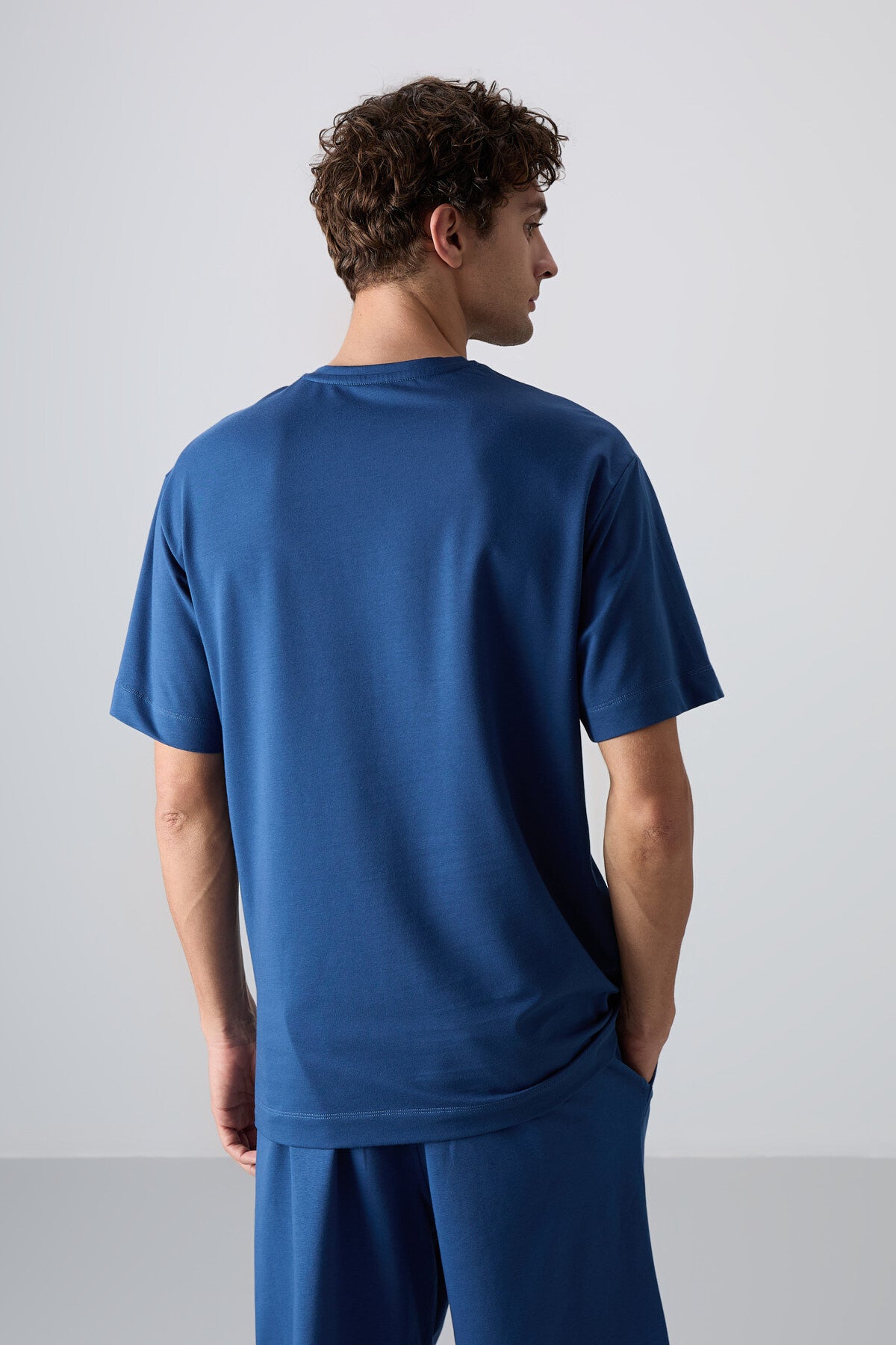 Parliament Cotton Thick Soft Textured Oversize Fit Printed Men's T-Shirt - 88344