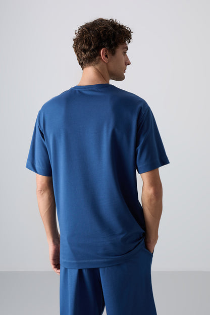 Parliament Cotton Thick Soft Textured Oversize Fit Printed Men's T-Shirt - 88344