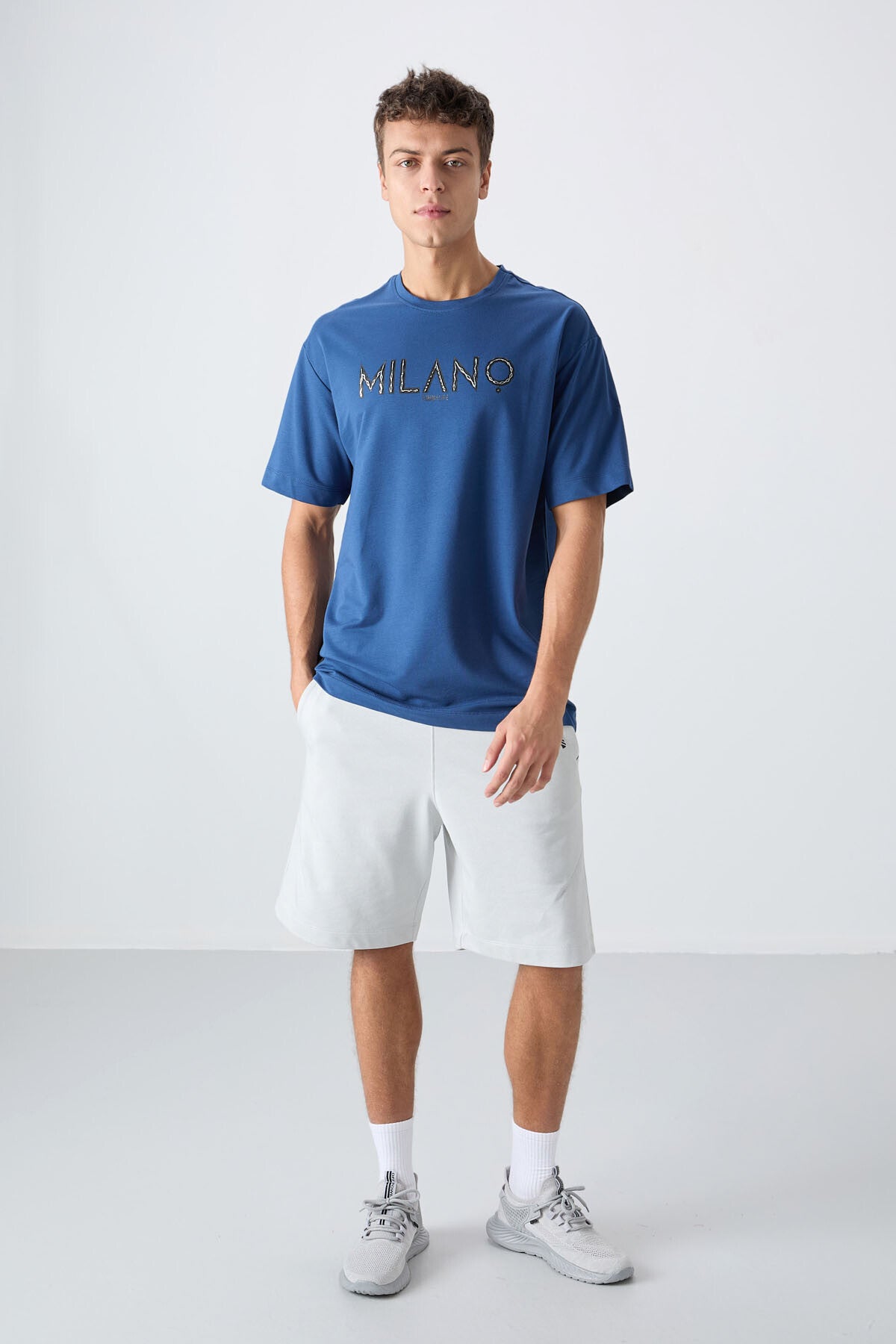 Parliament Cotton Thick Soft Textured Oversize Fit Printed Men's T-Shirt - 88345
