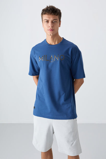 Parliament Cotton Thick Soft Textured Oversize Fit Printed Men's T-Shirt - 88345