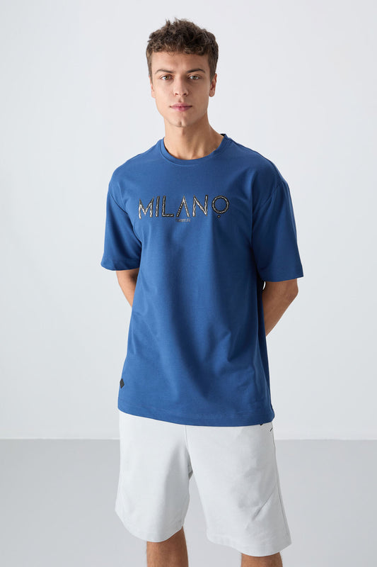 Parliament Cotton Thick Soft Textured Oversize Fit Printed Men's T-Shirt - 88345