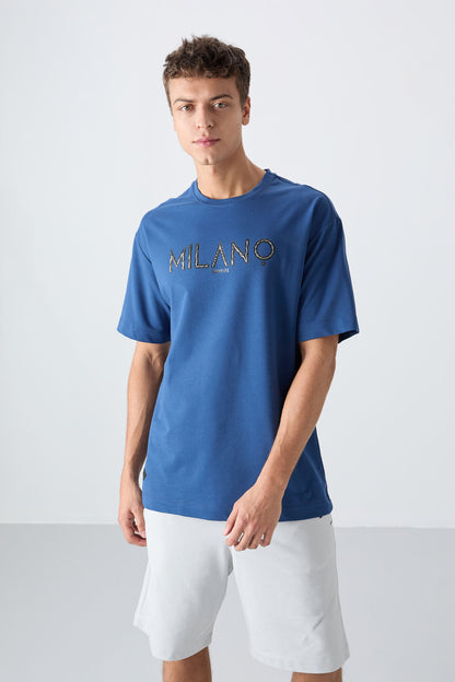 Parliament Cotton Thick Soft Textured Oversize Fit Printed Men's T-Shirt - 88345
