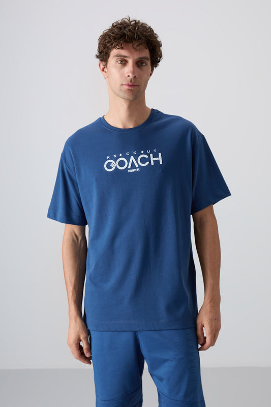 Parlament Cotton Thick Soft Textured Oversize Fit Printed Men's T-Shirt - 88329