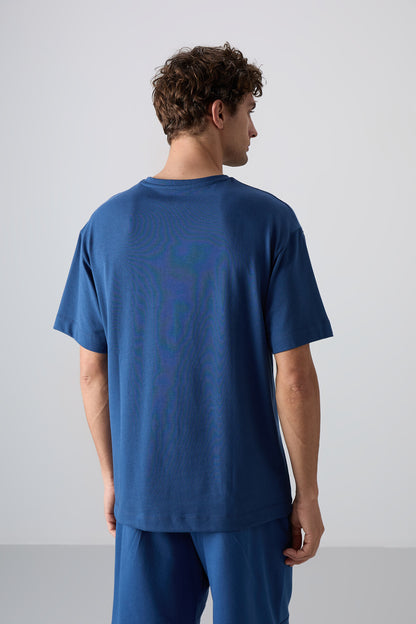 Parlament Cotton Thick Soft Textured Oversize Fit Printed Men's T-Shirt - 88329