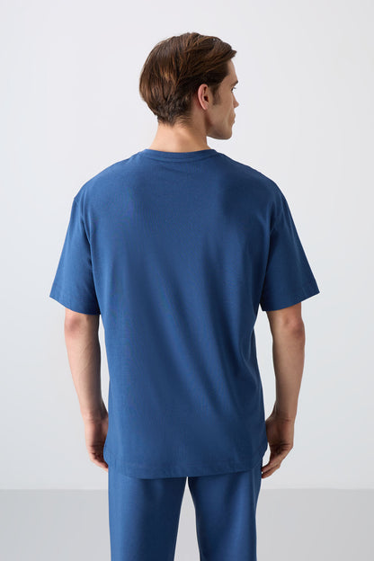 Parliament Cotton Thick Soft Textured Oversize Fit Printed Men's T-Shirt - 88330