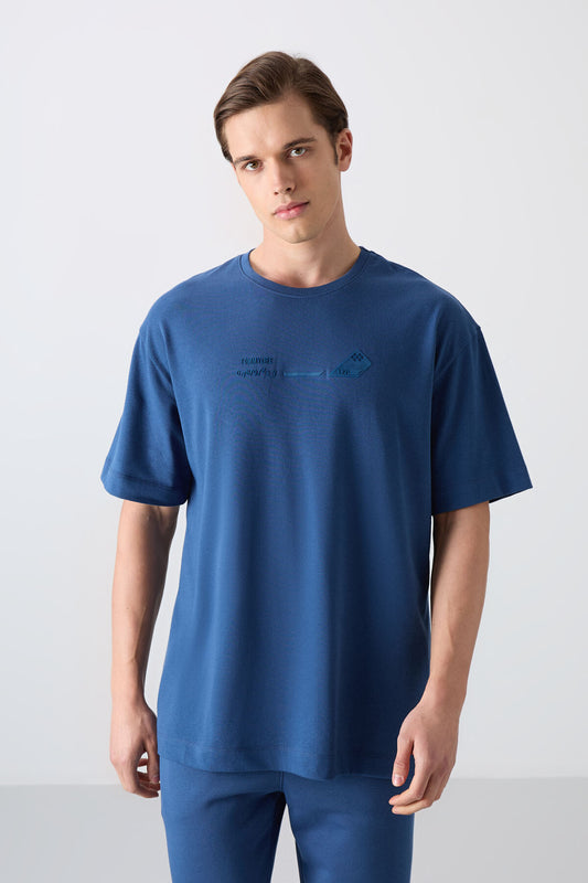 Parliament Cotton Thick Soft Textured Oversize Fit Printed Men's T-Shirt - 88330