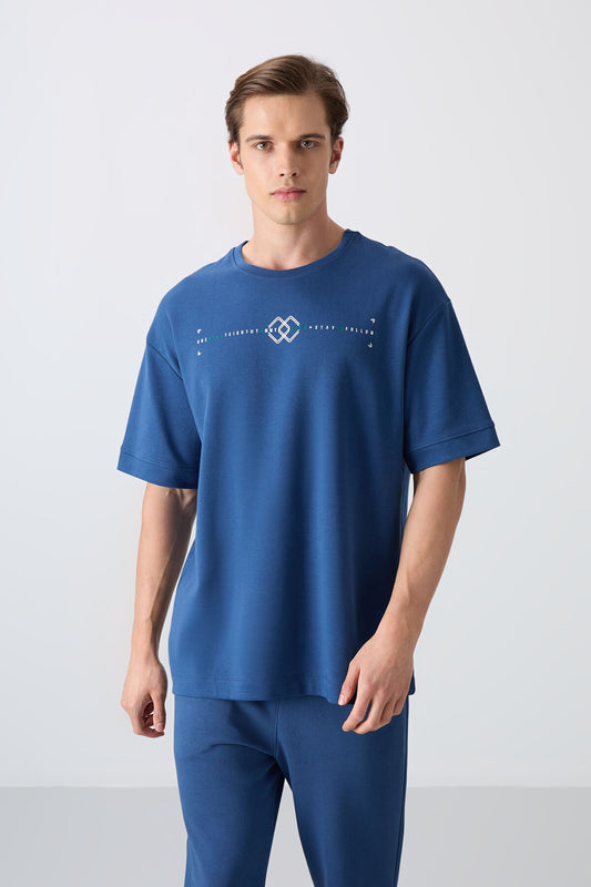 Parliament Cotton Thick Soft Textured Oversize Fit Printed Men's T-Shirt - 88323