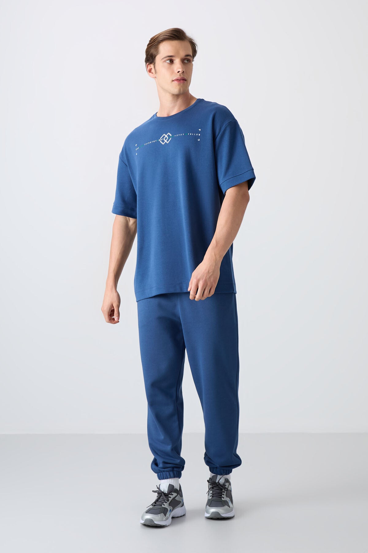 Parliament Cotton Thick Soft Textured Oversize Fit Printed Men's T-Shirt - 88323