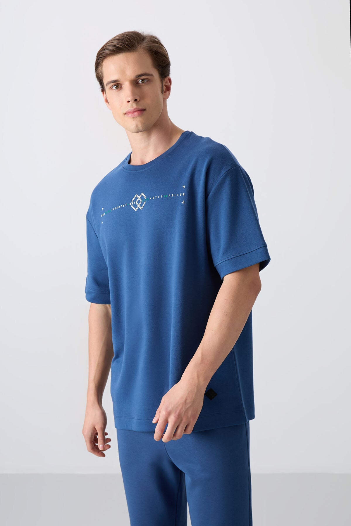Parliament Cotton Thick Soft Textured Oversize Fit Printed Men's T-Shirt - 88323