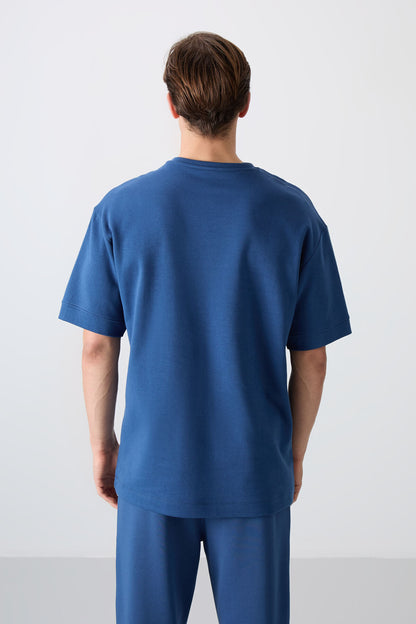 Parliament Cotton Thick Soft Textured Oversize Fit Printed Men's T-Shirt - 88320