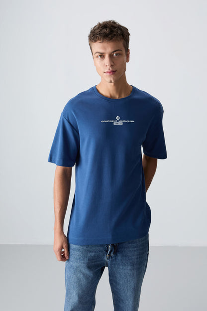 Parliament Cotton Thick Soft Textured Oversize Fit Printed Men's T-Shirt - 88321