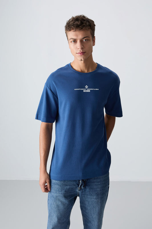 Parliament Cotton Thick Soft Textured Oversize Fit Printed Men's T-Shirt - 88321
