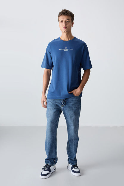 Parliament Cotton Thick Soft Textured Oversize Fit Printed Men's T-Shirt - 88321