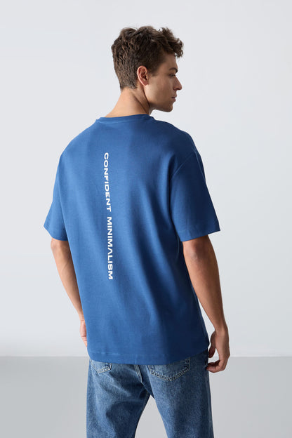 Parliament Cotton Thick Soft Textured Oversize Fit Printed Men's T-Shirt - 88321