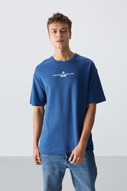 Parliament Cotton Thick Soft Textured Oversize Fit Printed Men's T-Shirt - 88321