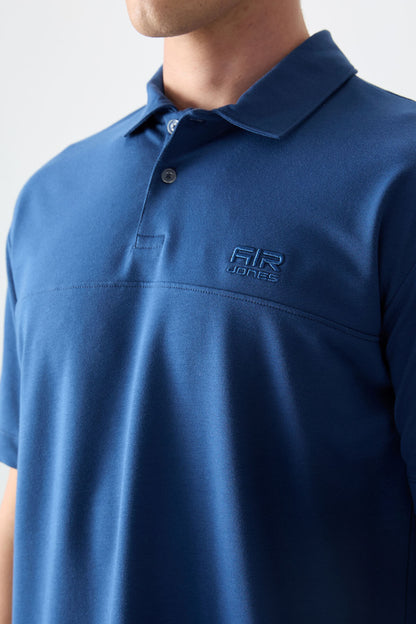 Parliament Cotton Thick Soft Textured Polo Collar Oversize Fit Basic Men's T-Shirt - 88382