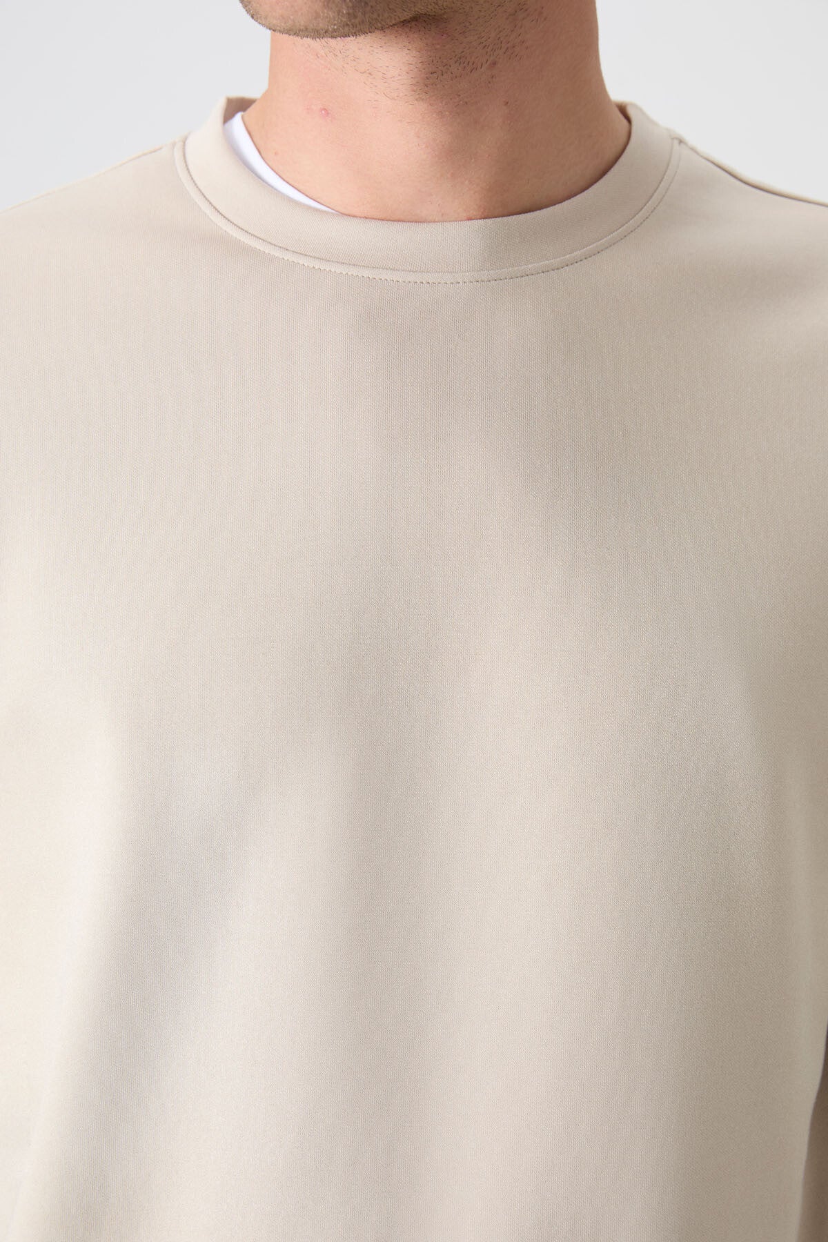 Basic O Collar Comfort Fit Men's Sweatshirt - 88053