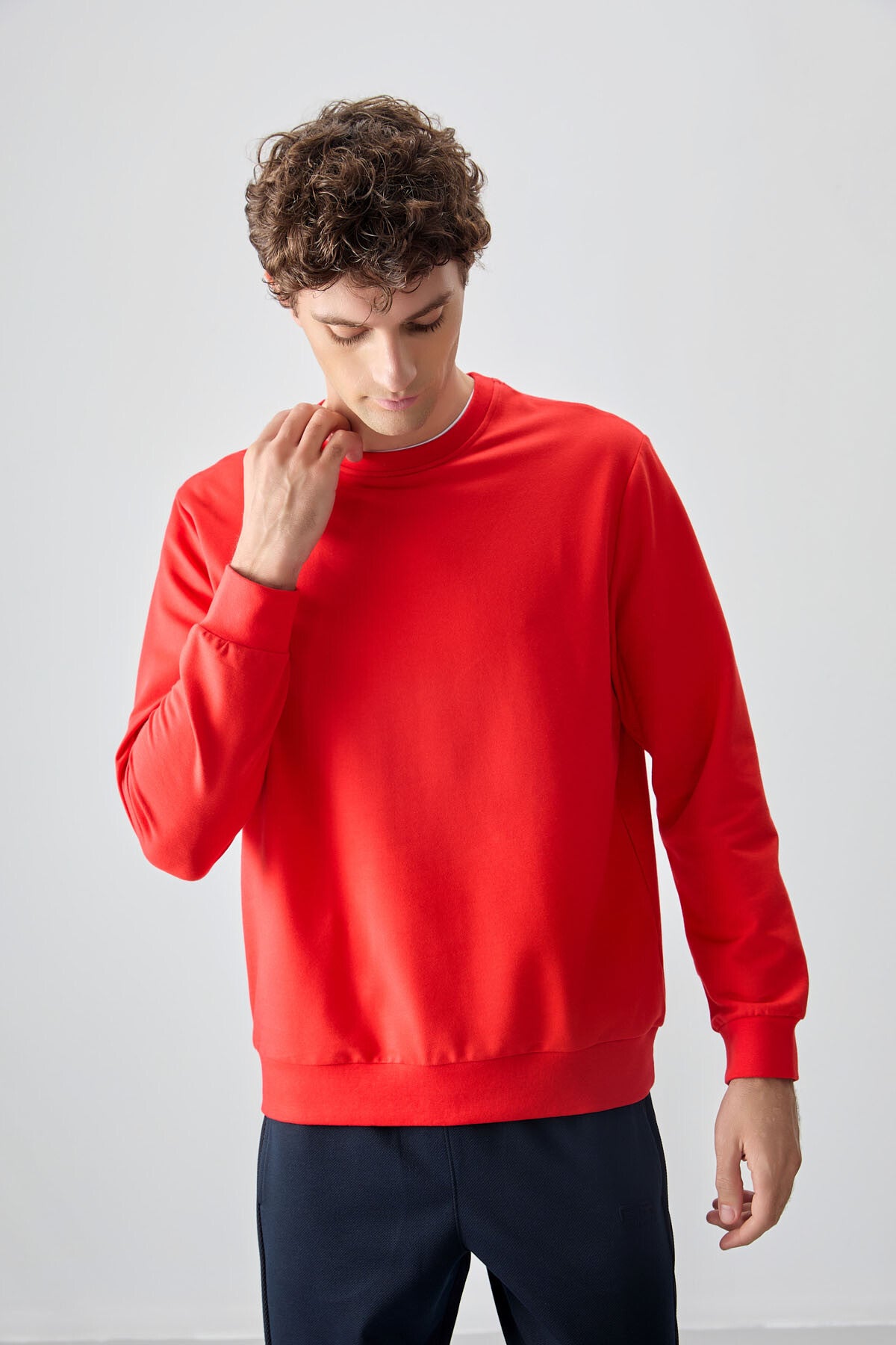 Fiesta Cotton Soft Textured Standard Fit Basic Men's Sweatshirt - 88363