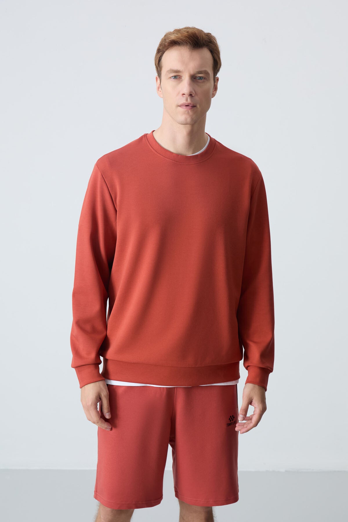 Basic O Collar Comfort Fit Men's Sweatshirt - 88053