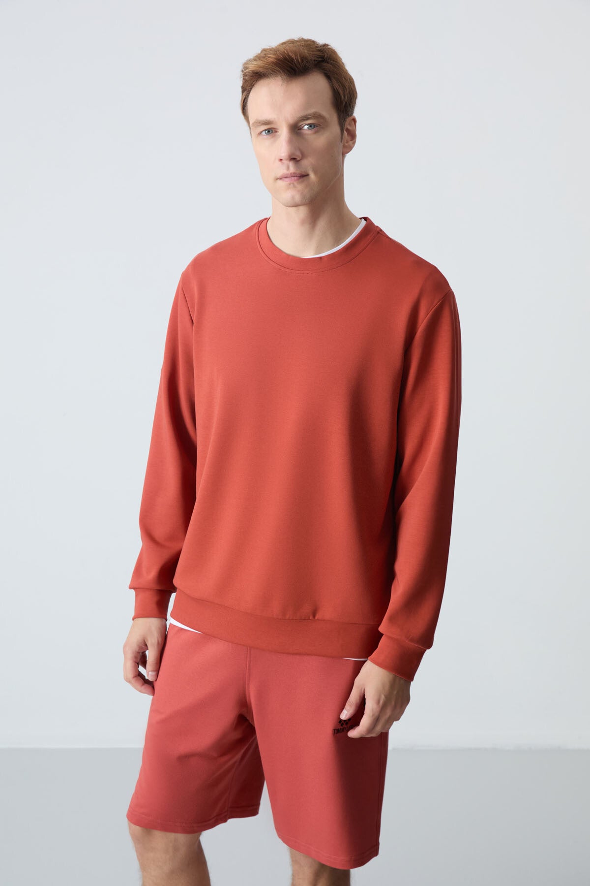 Basic O Collar Comfort Fit Men's Sweatshirt - 88053