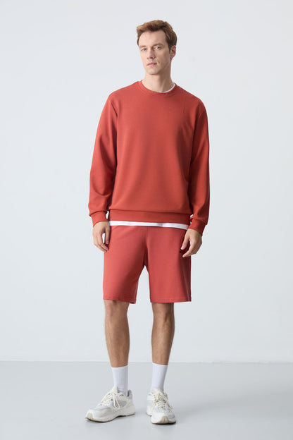 Basic O Collar Comfort Fit Men's Sweatshirt - 88053