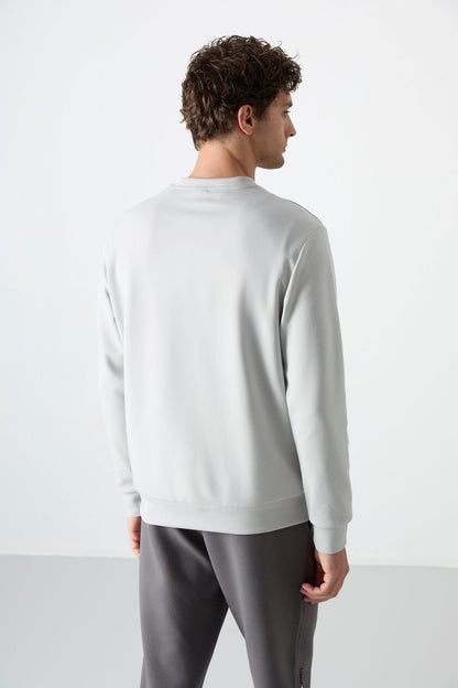 Stone Basic O Collar Comfort Fit Men's Sweatshirt - 88053