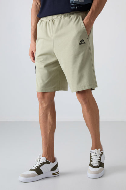Cotton Padded Thick Soft Textured Comfort Fit Printed Men's Shorts - 81266