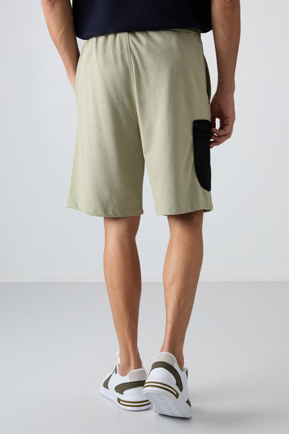 Cotton Padded Thick Soft Textured Comfort Fit Printed Men's Shorts - 81266