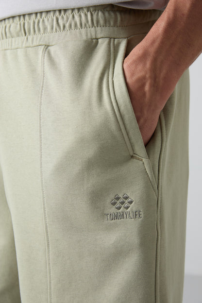 Cotton Padded Thick Soft Textured Comfort Fit Basic Men's Shorts - 81261