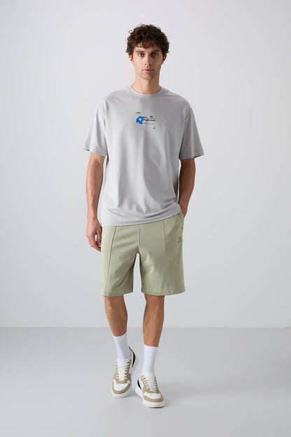 Cotton Padded Thick Soft Textured Comfort Fit Basic Men's Shorts - 81261