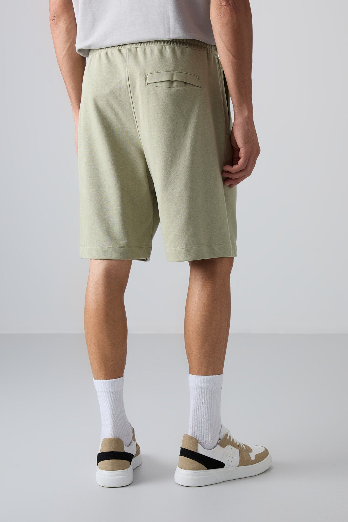 Cotton Padded Thick Soft Textured Comfort Fit Basic Men's Shorts - 81261
