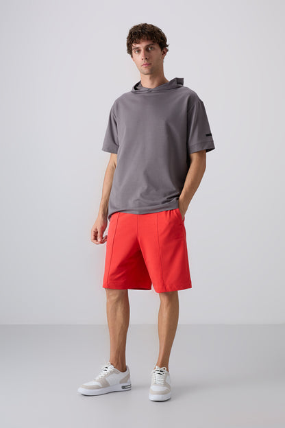 Fiesta Cotton Thick Soft Textured Comfort Fit Basic Men's Shorts - 81261