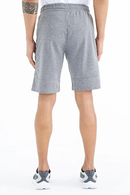 Clive Gray Melange Standard Fit Men's Shorts - 81249