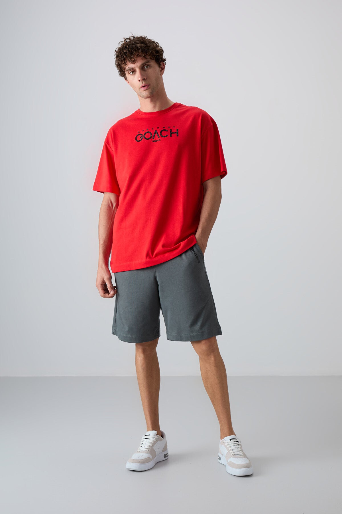 Cotton Thick Soft Textured Comfort Fit Printed Men's Shorts - 81263