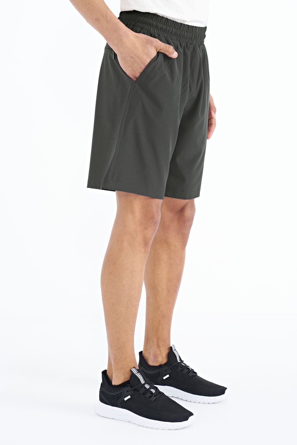 Men's Stretch Detailed Elastane Shorts - 81238