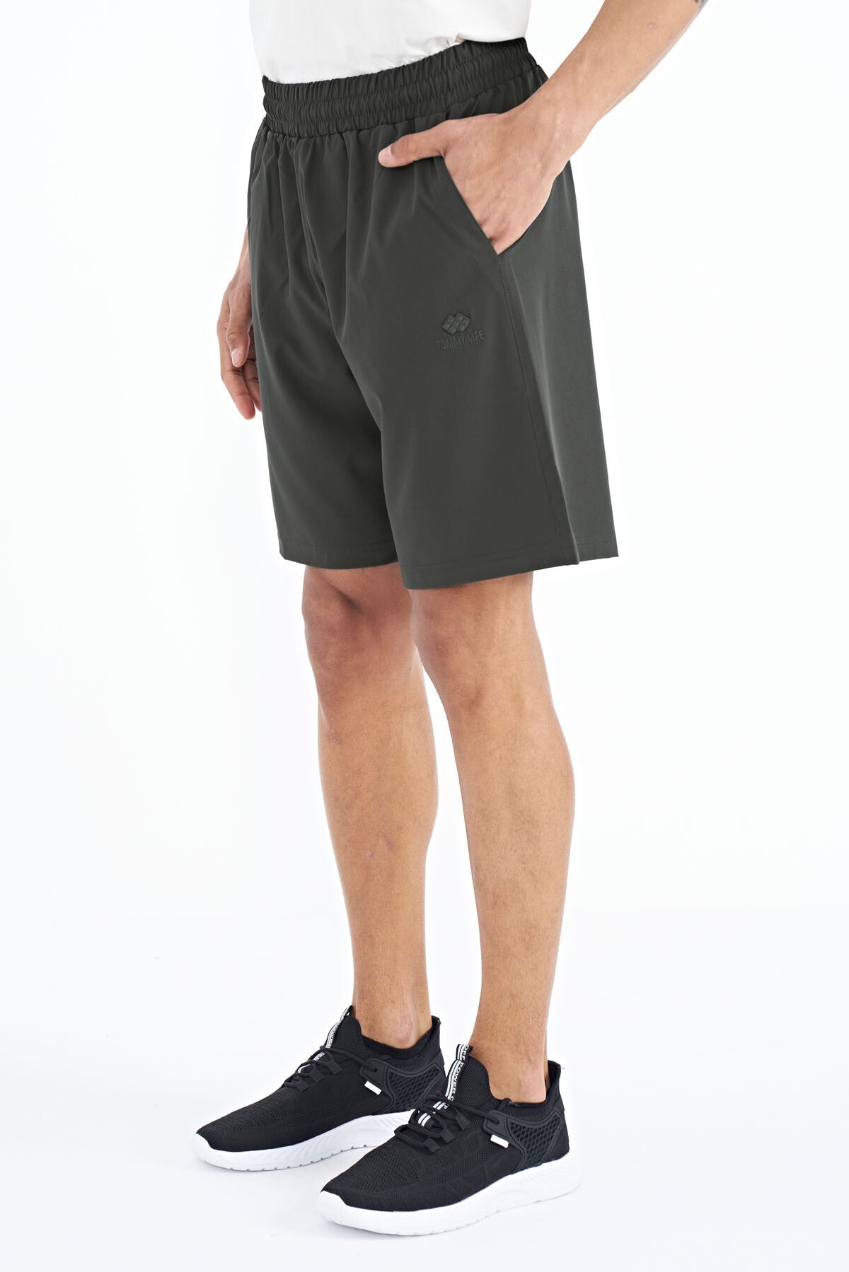 Men's Stretch Detailed Elastane Shorts - 81238