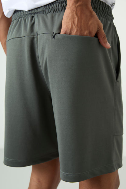 Rights Polyester Thick Soft Comfort Fit Men's Shorts - 81272