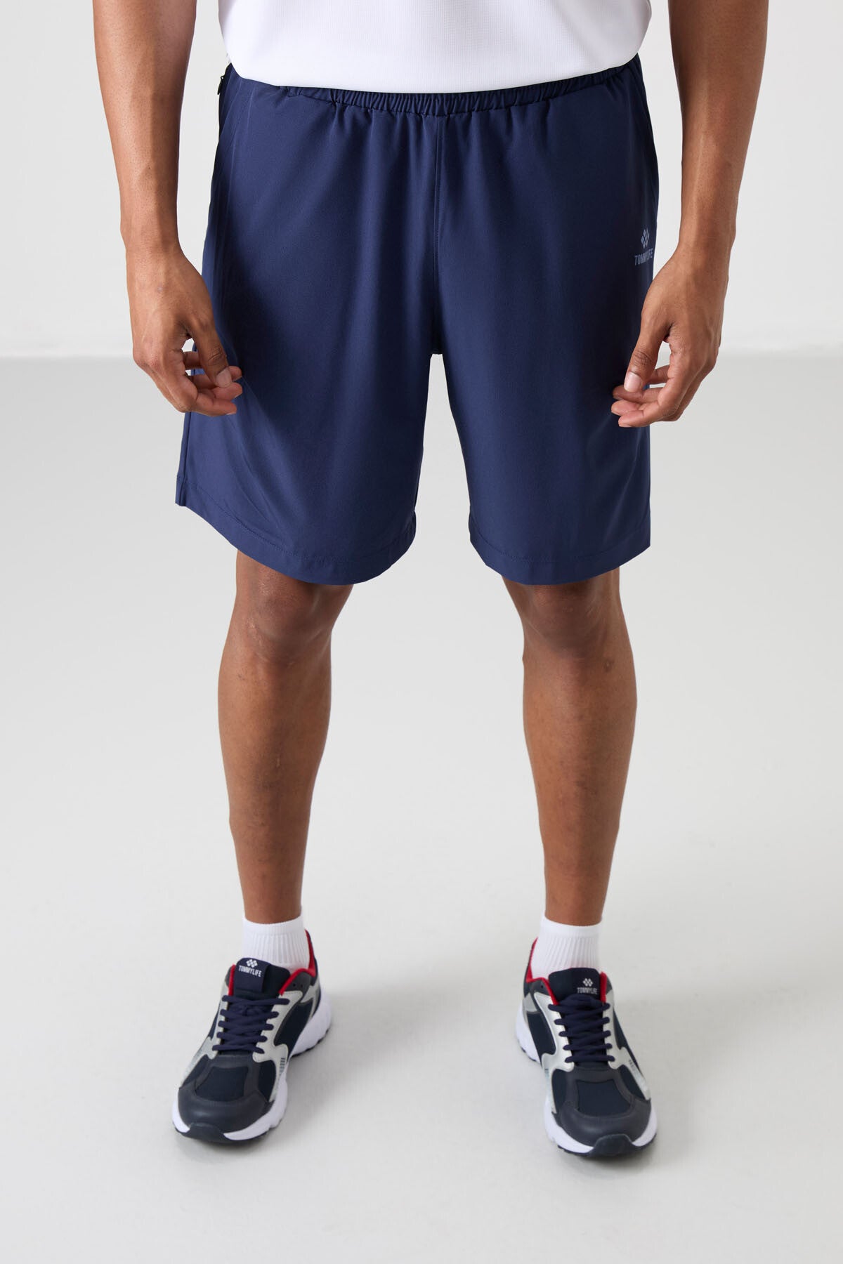 Indigo Polyester Thick Soft Comfort Fit Men's Shorts - 81268