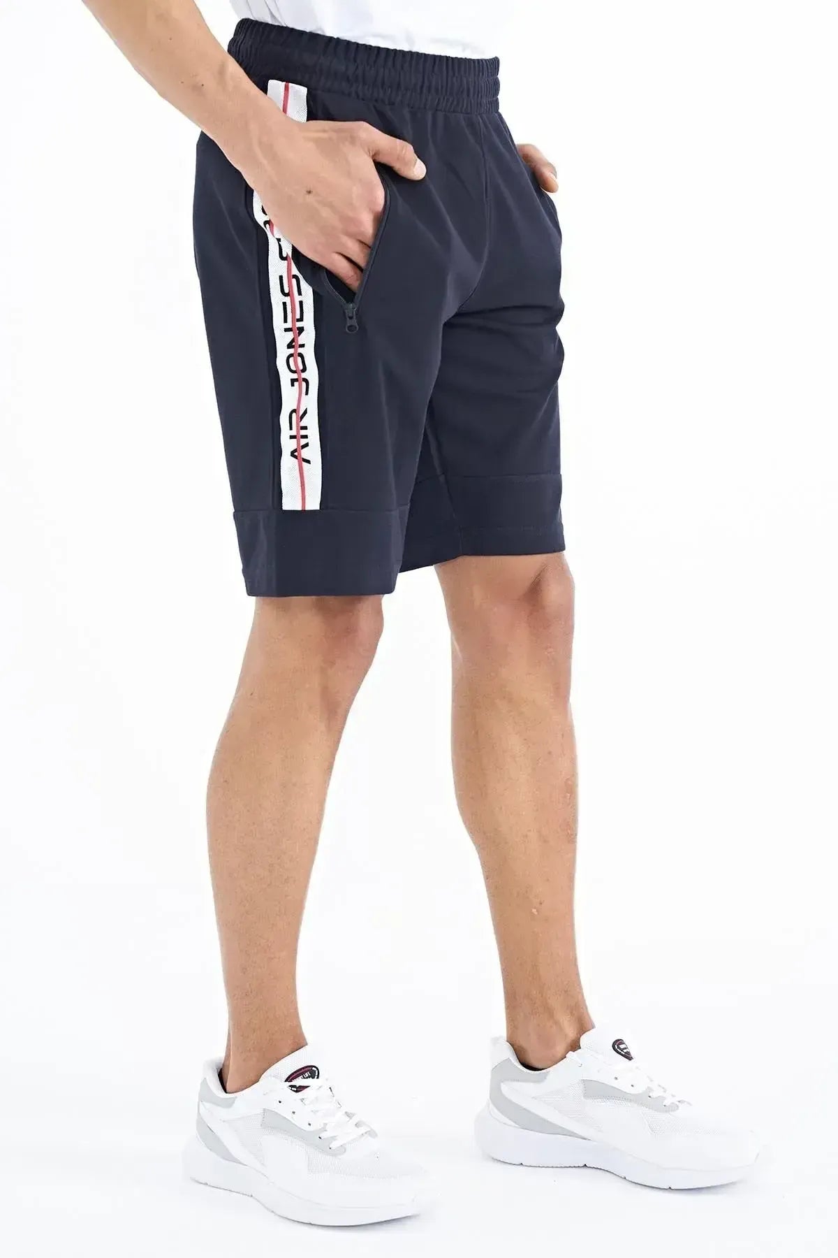 Navy Standard Fit Men's Shorts - 81249