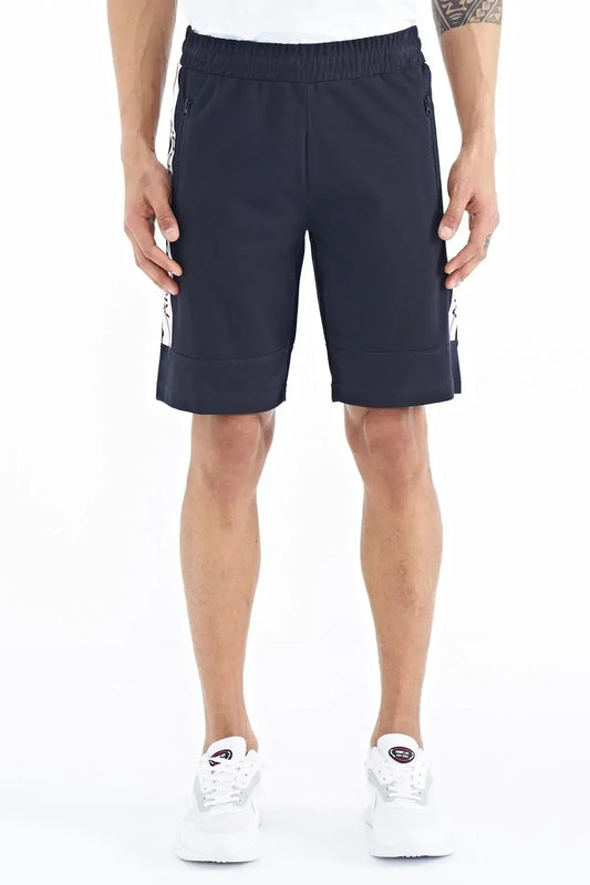 Navy Standard Fit Men's Shorts - 81249