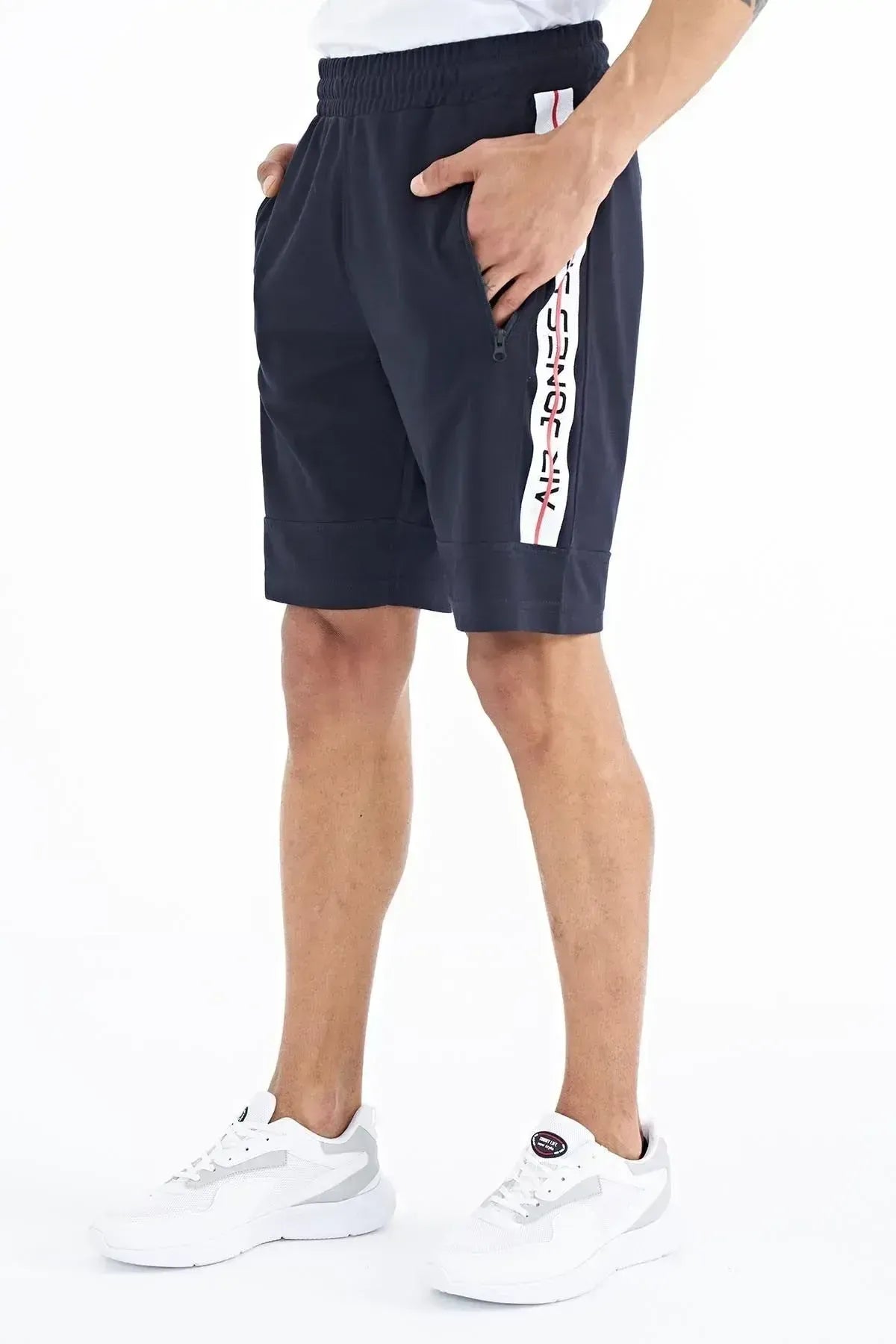 Navy Standard Fit Men's Shorts - 81249