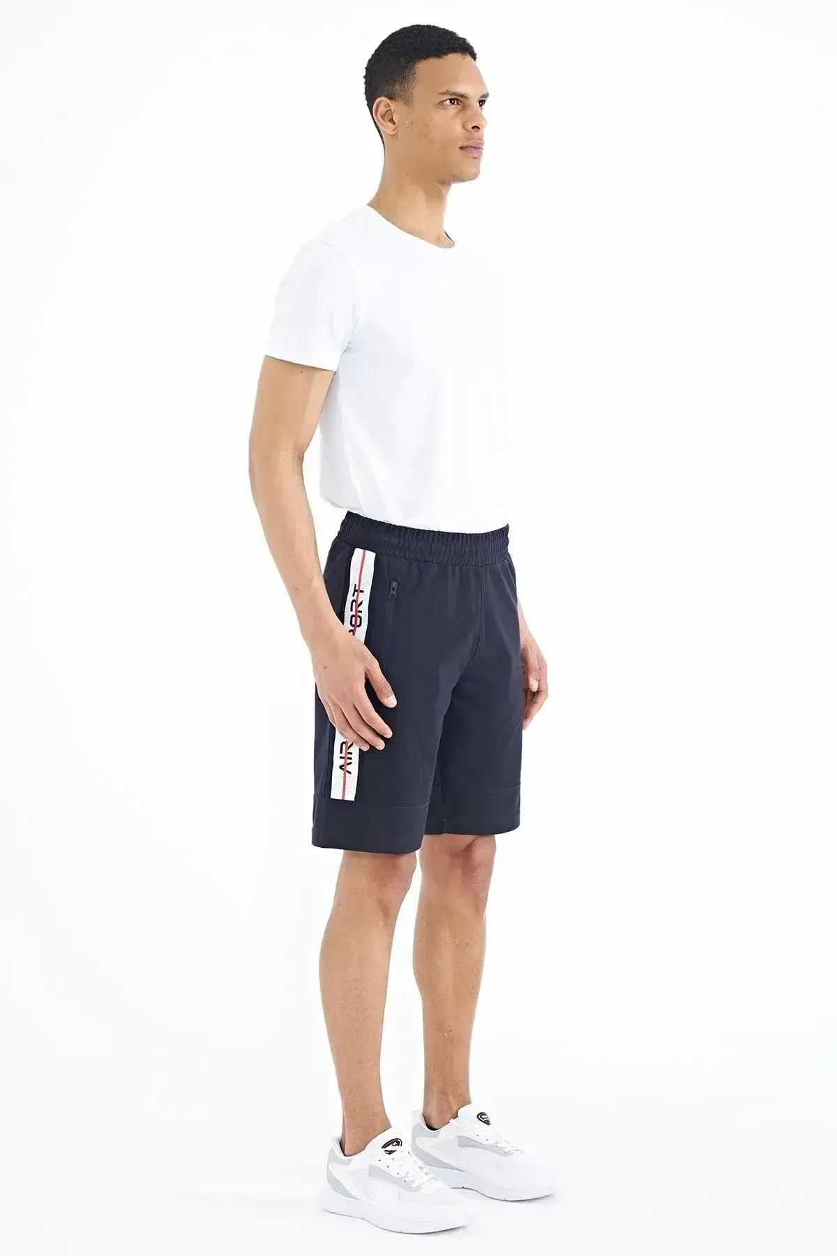 Navy Standard Fit Men's Shorts - 81249