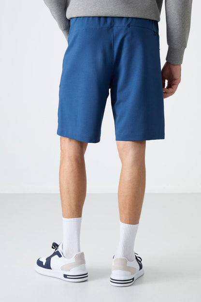 Parliament Hidden Zipper Back Pocket Laced Standard Fit Men's Shorts - 81136