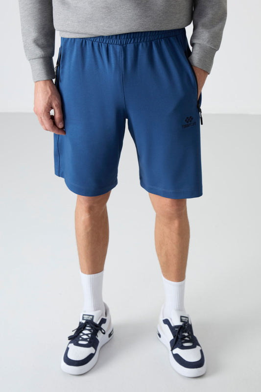 Parliament Hidden Zipper Back Pocket Laced Standard Fit Men's Shorts - 81136