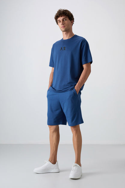 Parliament Cotton Thick Soft Textured Comfort Fit Printed Men's Shorts - 81263